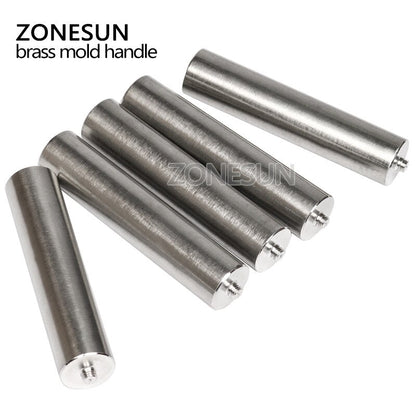 ZONESUN Stainless Steel Hammering Handle for Leather Emboss