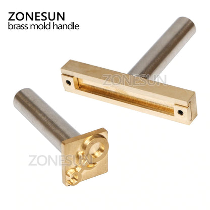 ZONESUN Stainless Steel Hammering Handle for Leather Emboss