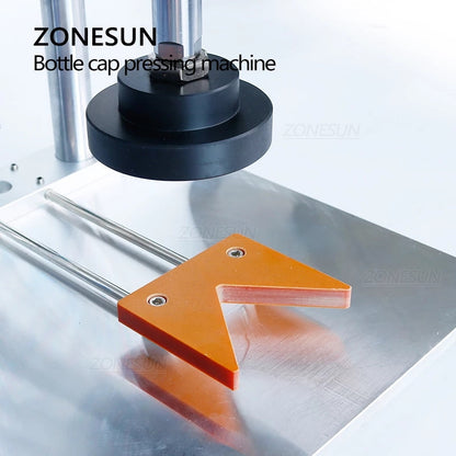 ZONESUN ZS-XG70ZC 70mm Tabletop Pneumatic Semi-automatic Capping Machine