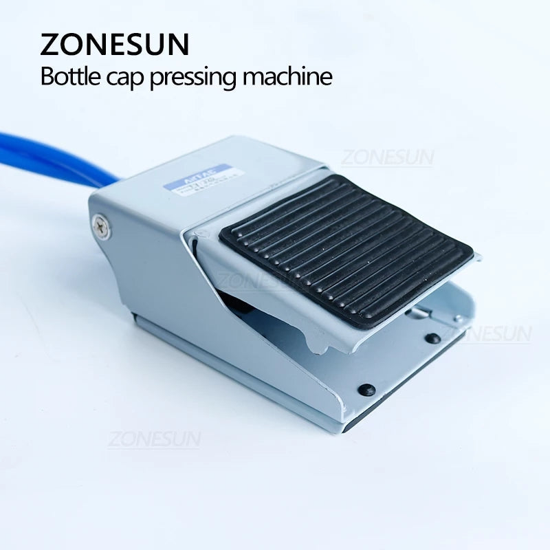 ZONESUN ZS-XG70ZC 70mm Tabletop Pneumatic Semi-automatic Capping Machine