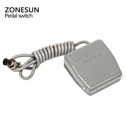 ZONESUN TFS-201 Pedal Switch With Self Reset Line 1.4m Cable Length For Electric Filling Machine