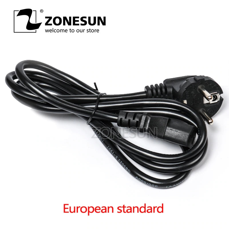 ZONESUN Universal EU GER AU CHN Plug Adapter European Germany Australia Chinese Power Socket Plug for electric filling machine