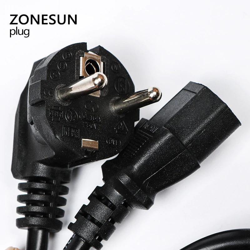 ZONESUN Universal EU GER AU CHN Plug Adapter European Germany Australia Chinese Power Socket Plug for electric filling machine