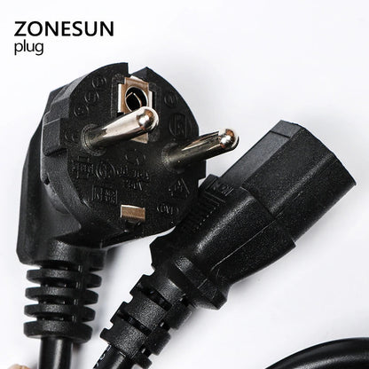 ZONESUN Universal EU GER AU CHN adaptador de enchufe europeo Alemania Australia enchufe de alimentación chino para máquina de llenado eléctrico