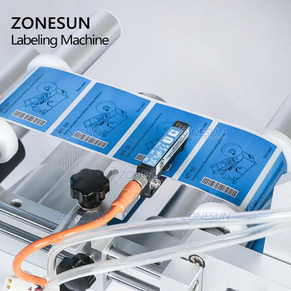 ZONESUN XL-T803 Semi-automatic Flat Surface Labeling Machine With Date Coder