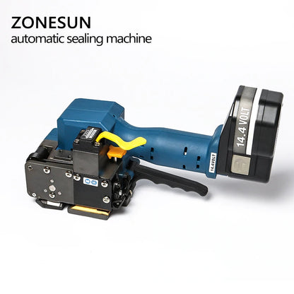 ZONESUN P323 12-19mm Portable Electric Battery Powered PP PET Strapping Machine