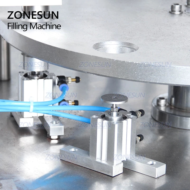 ZONESUN ZS-GF900C Automatic Pneumatic Powder Filling Cup Sealing Machine