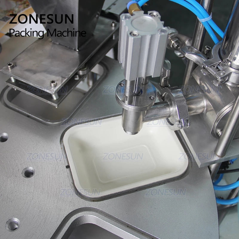 ZONESUN ZS-GF900I Automatic Liquid Filling Cup Sealing Machine