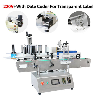 ZONESUN ZS-TB150A High Speed Single Side Round Bottle Labeling Machine For Normal Transparent Label（Best Offer）