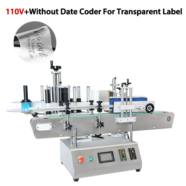 ZONESUN ZS-TB150A High Speed Single Side Round Bottle Labeling Machine For Normal Transparent Label（Best Offer）