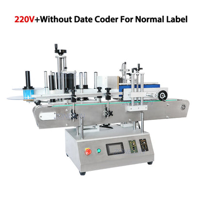 ZONESUN ZS-TB150A High Speed Single Side Round Bottle Labeling Machine For Normal Transparent Label（Best Offer）