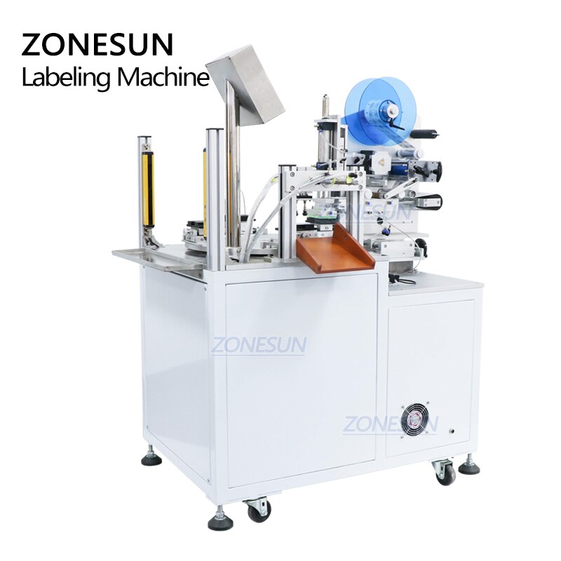 ZONESUN ZS-TB606 Rotary Flat Surface Labeling Machine For Normal Transparent Label