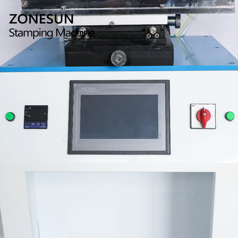 ZONESUN ZY-819R Simulator Cursived Surface Pneumatic Stamping Machine