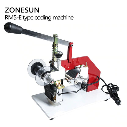 ZONESUN ZY-RM5-E Color Ribbon Hot Printing Machine