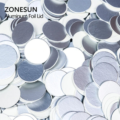 ZONESUN For Induction Sealing Customized Size Aluminum Foil Lid