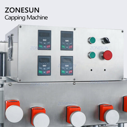 ZONESUN ZS-XG440B 20-100mm Fliptop Spray Twist Off Pneumatic Capping Machine（Best Offer）