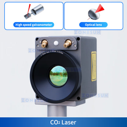 ZONESUN ZS-LMC1 CO₂ Laser Date Code Printing Machine with Conveyor