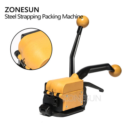 ZONESUN A333 13-19mm Steel Strip Manual Sealless Strapping Machine