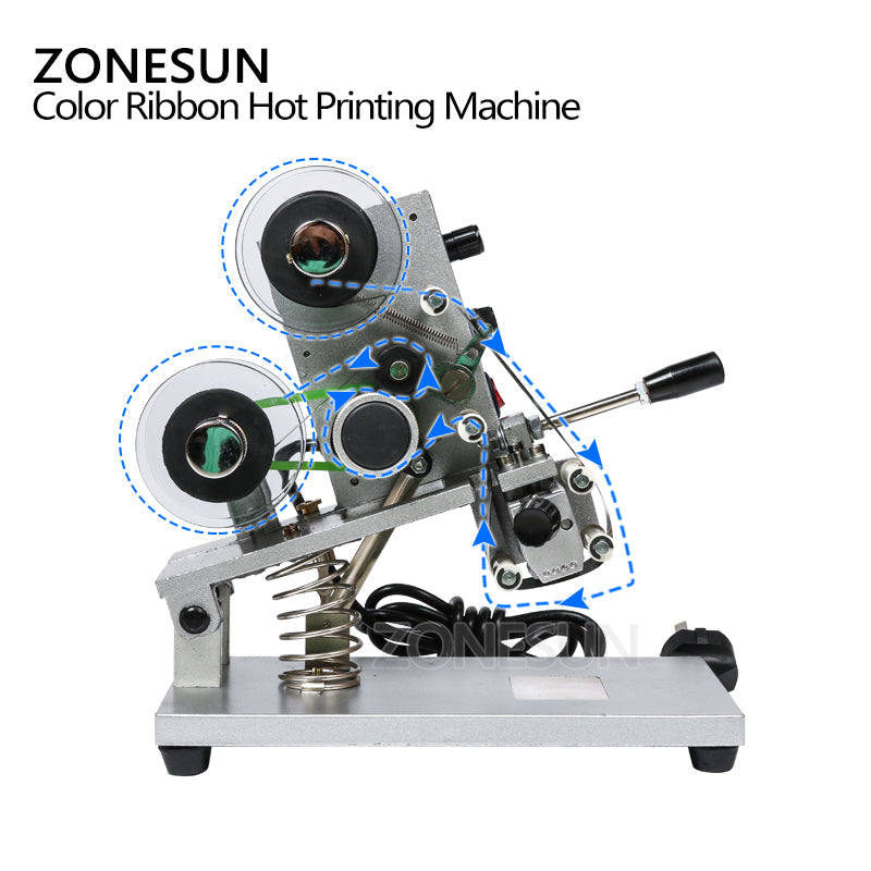 ZONESUN ZY-RM5 Color Ribbon Hot Printing Machine