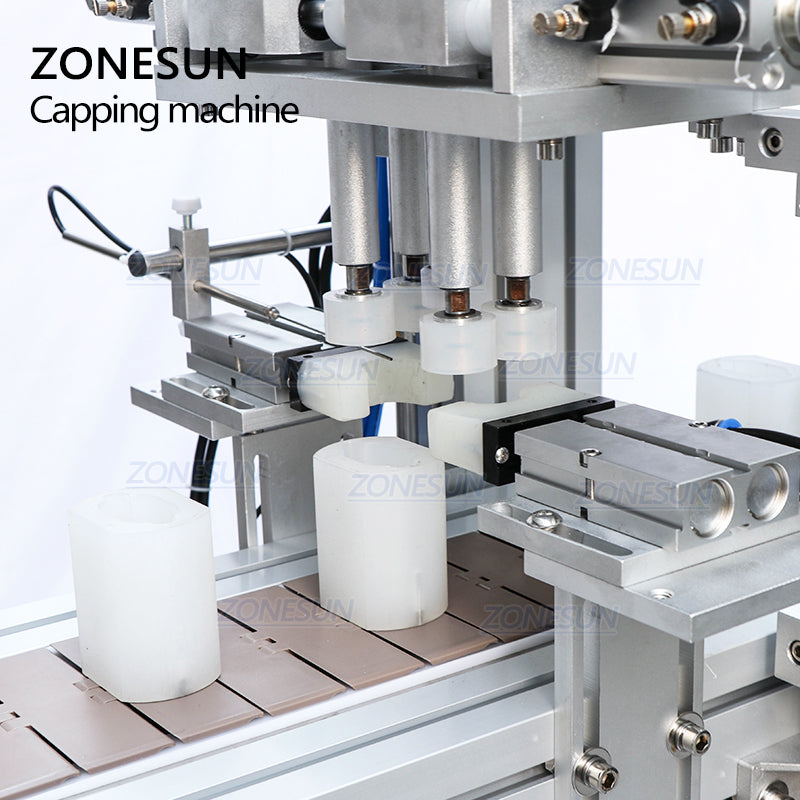 ZONESUN 18-70mm Custom Pneumatic Full Automatic Electric Capping Machine