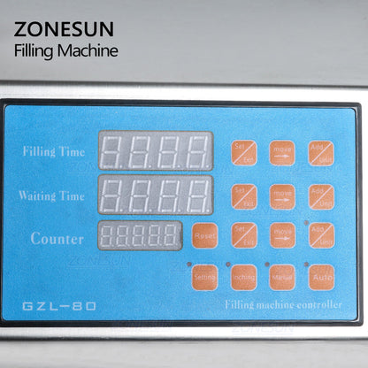 ZONESUN ZS-YTDP6 Electric 6 Nozzles Diaphragm Pump Liquid Filling Machine