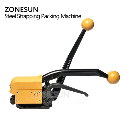 ZONESUN A333 13-19mm Steel Strip Manual Sealless Strapping Machine