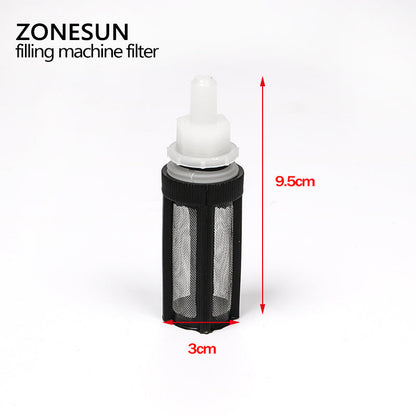 ZONESUN Fácil de cambiar GFK-160 KC-280 Filtro de máquina de llenado de leche de jugo de agua digital