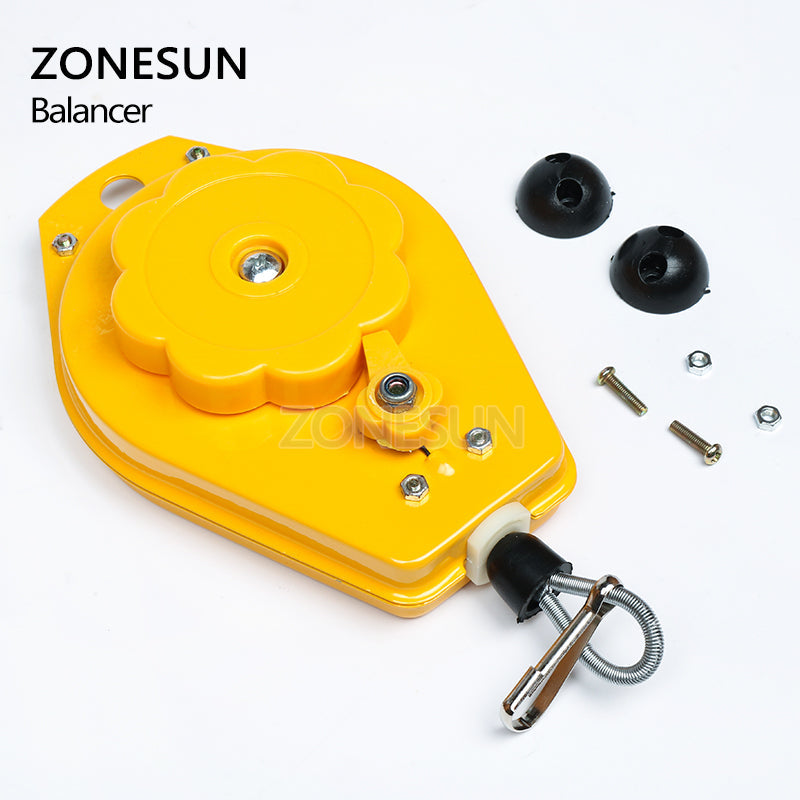 ZONESUN Spring Balancer 1.5kg-3.0kg Screwdriver Hanging Tool For Capping Machine