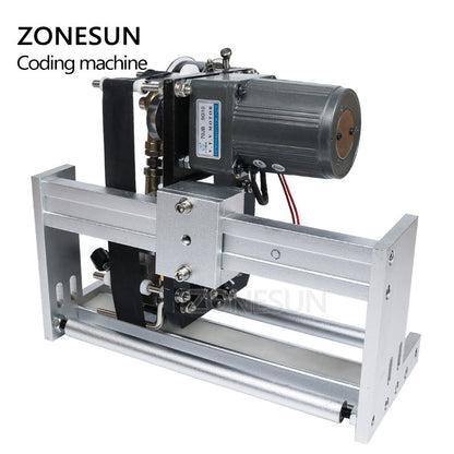 ZONESUN Expiry Date Ribbon Coding Label Printer Hot Ribbon Coder For LT-50 Labeling Machine