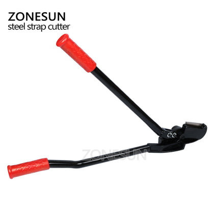 ZONESUN Manual Strap Tool Short Handle Stainless Steel Band Cutter