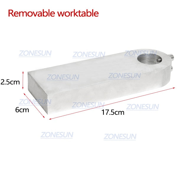 ZONESUN Hot Foil Stamping Machine Accessory Spare Parts Position Holder